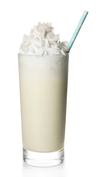 Απολαυστικό milkshake στο γυαλί — Φωτογραφία Αρχείου