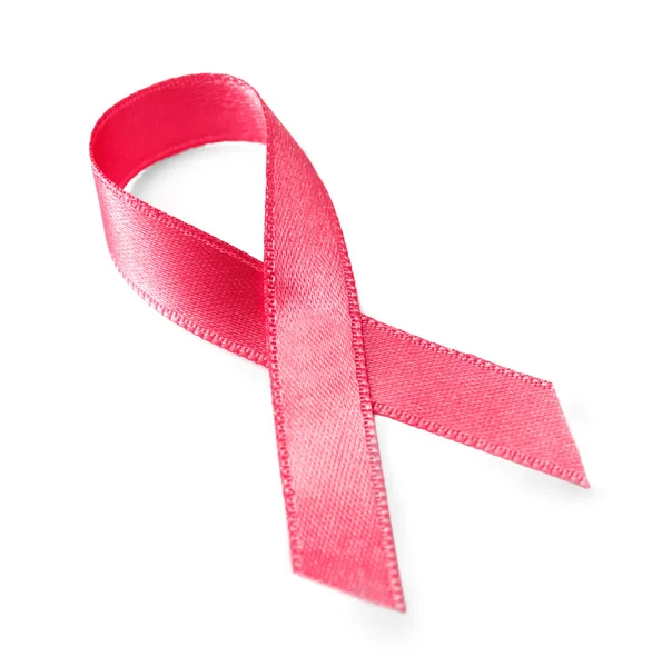 Różową wstążką. Koncepcja raka — Zdjęcie stockowe