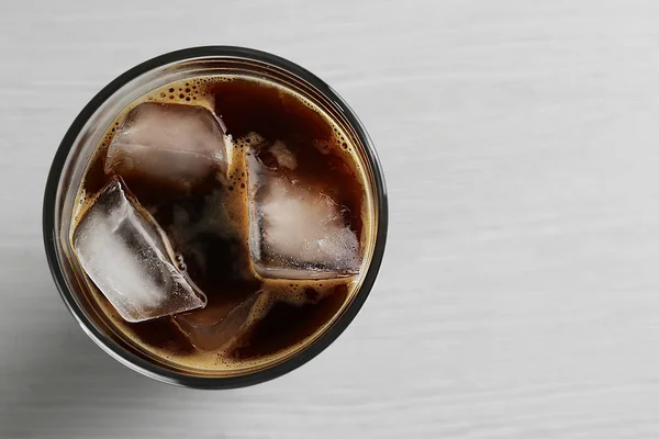 Cold coffee on table — Stock Photo, Image