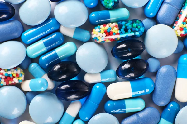 Background of color pills — Stock Photo, Image