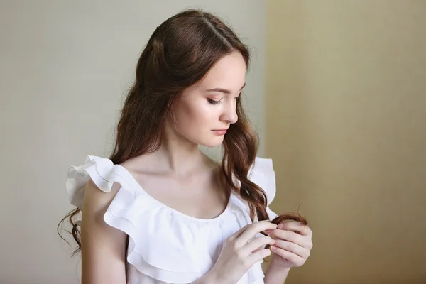 Portrait of beautiful girl — Stock Photo, Image