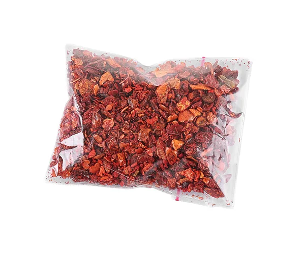 Dried chopped chili pepper — Stock Photo, Image