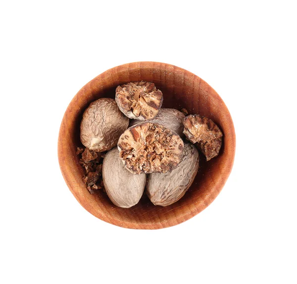 Küçük kase ezilmiş Hindistan cevizi