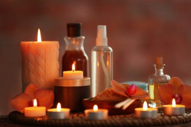 Güzel spa kompozisyonu