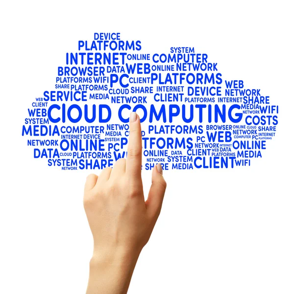 Concept de Cloud Computing. — Photo