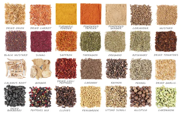 farklı baharat seti  