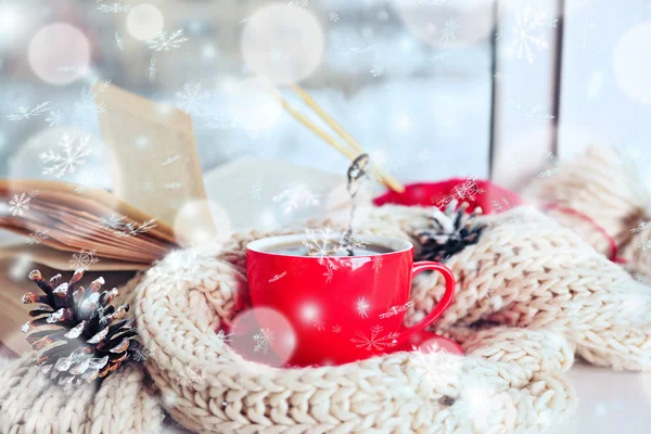 Cup of hot drink — Stock Photo, Image