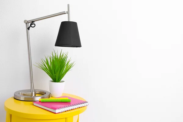 Design interior with lamp — Stock Photo, Image