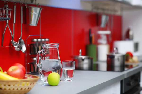 Interior da cozinha elegante — Fotografia de Stock