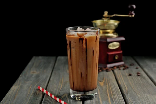 アイスコーヒーのグラス — ストック写真