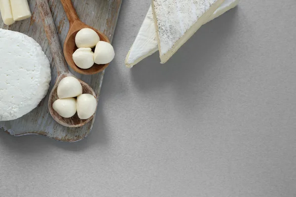 Dairy products on table — Stock Photo, Image