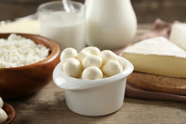 Milchprodukte, Nahaufnahme — Stockfoto