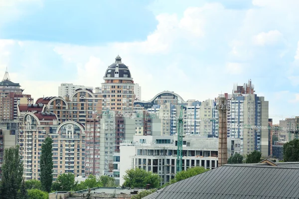 Панорамный вид города — стоковое фото