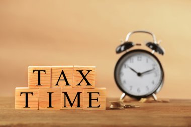 Ahşap küpleri ile vergi kavramı 