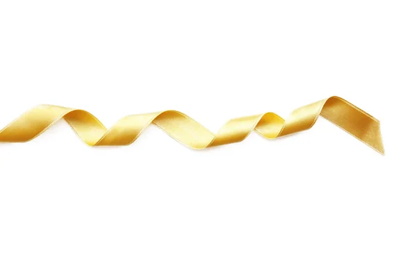 Yellow ribbon on  background — Stock Photo, Image