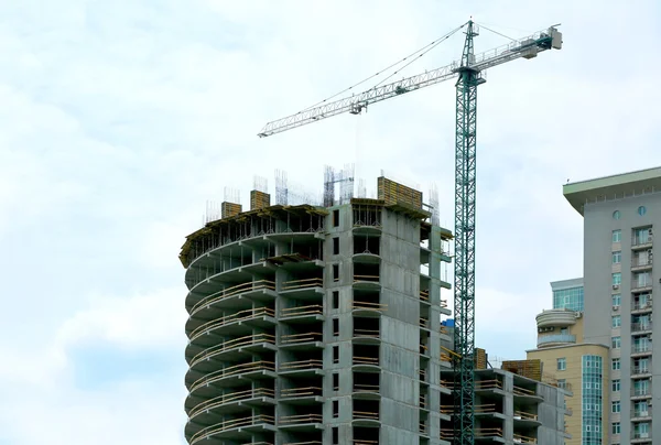 Bouw van nieuw gebouw — Stockfoto