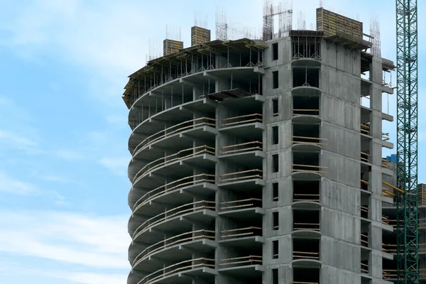 Bouw van nieuw gebouw — Stockfoto