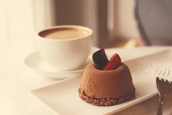 Mini chocolate cake — Stock Photo, Image