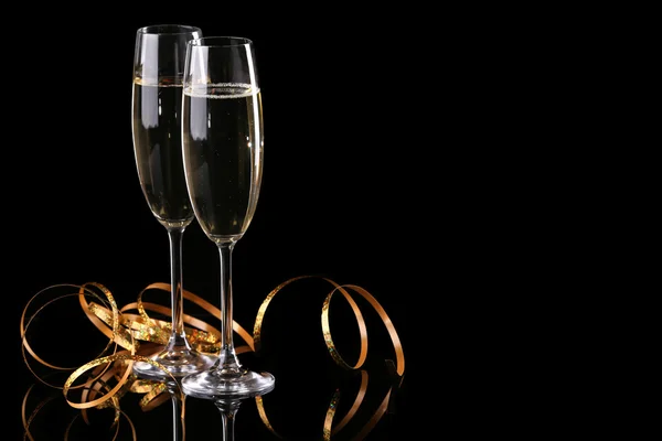 Due bicchieri di champagne — Foto Stock