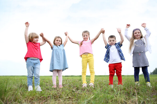 Children having fun outdoor