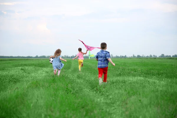 Niños Divirtiéndose Aire Libre — Foto de Stock