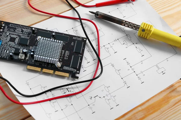 Electrical drawing with tools