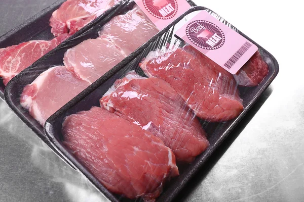 Мясо из свинины и говядины — стоковое фото