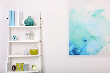 modern mobilya ile beyaz iç