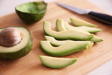 taze doğranmış avokado 
