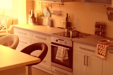 Modern mutfak iç mimarisi