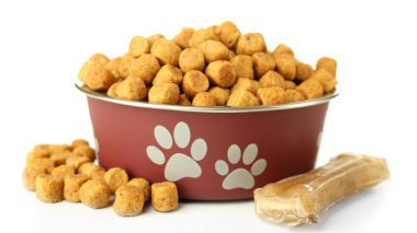 Köpek maması metalik kase
