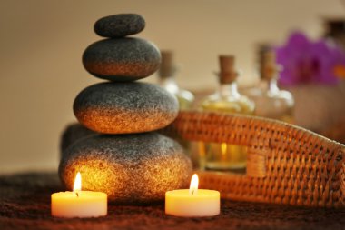 Güzel spa kompozisyonu