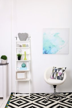 modern mobilya ile beyaz iç 