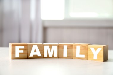 Word aile arka plan üzerinde