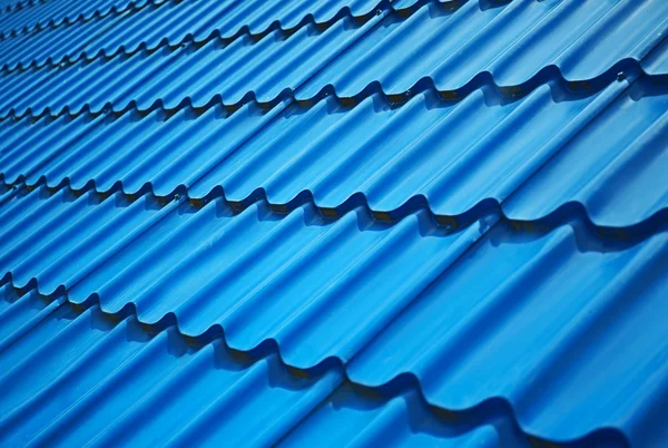 Modrá střecha pozadí — Stock fotografie