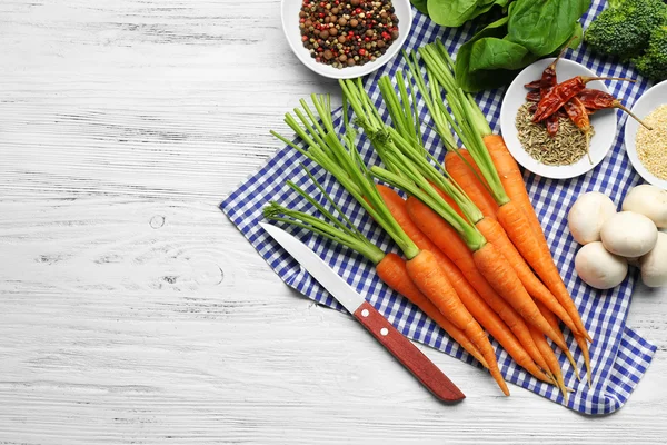 Havuç sebze ve baharatlar