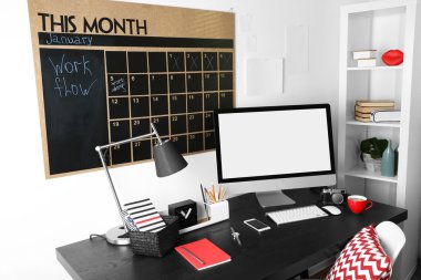 Çalışma alanı ile modern bilgisayar