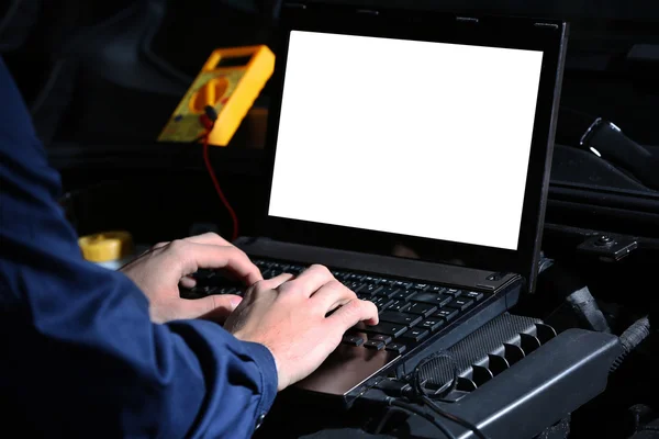 Professional auto mechanic — Stock Photo, Image