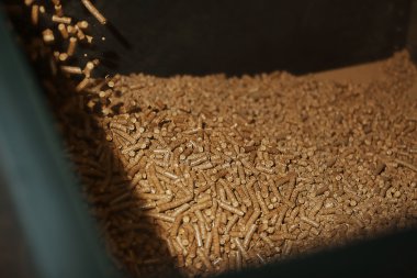 Katı yakıt briketler içinde krater