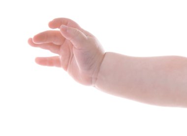 Baby hand gesturing clipart