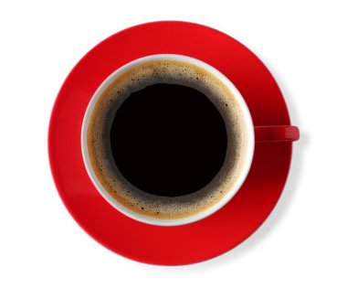 Bir fincan aromatik kahve.