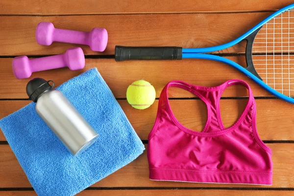 Sport materiaal en kleding — Stockfoto