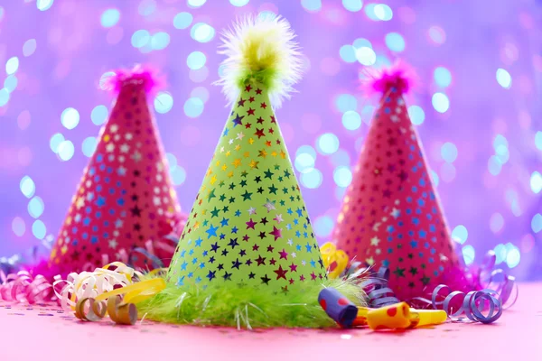 Party hats and other stuff — Stock Photo, Image