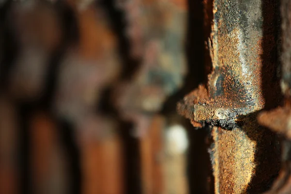 Solid-fuel boiler detail — Stock Photo, Image