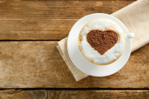 Tazza di caffè con motivo creativo — Foto Stock