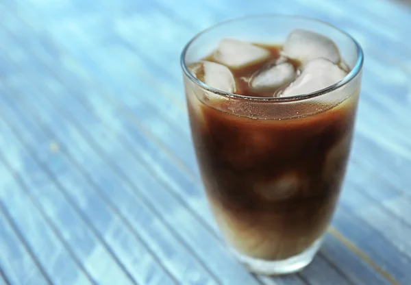 Glass of iced coffee — Stock Photo, Image