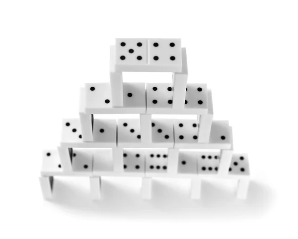 Domino taşları Kulesi — Stok fotoğraf