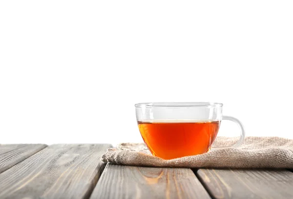 Glass cup of tea — Stock Photo, Image