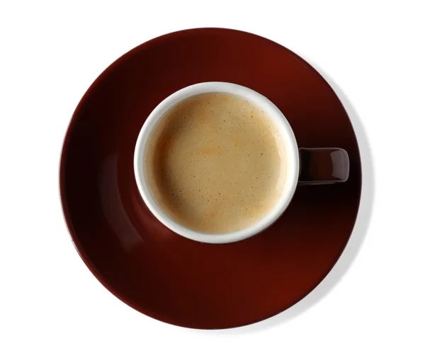 Filiżanka kawy z pianką — Zdjęcie stockowe