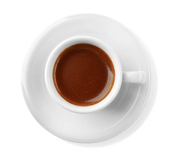 Tasse blanche de café — Photo
